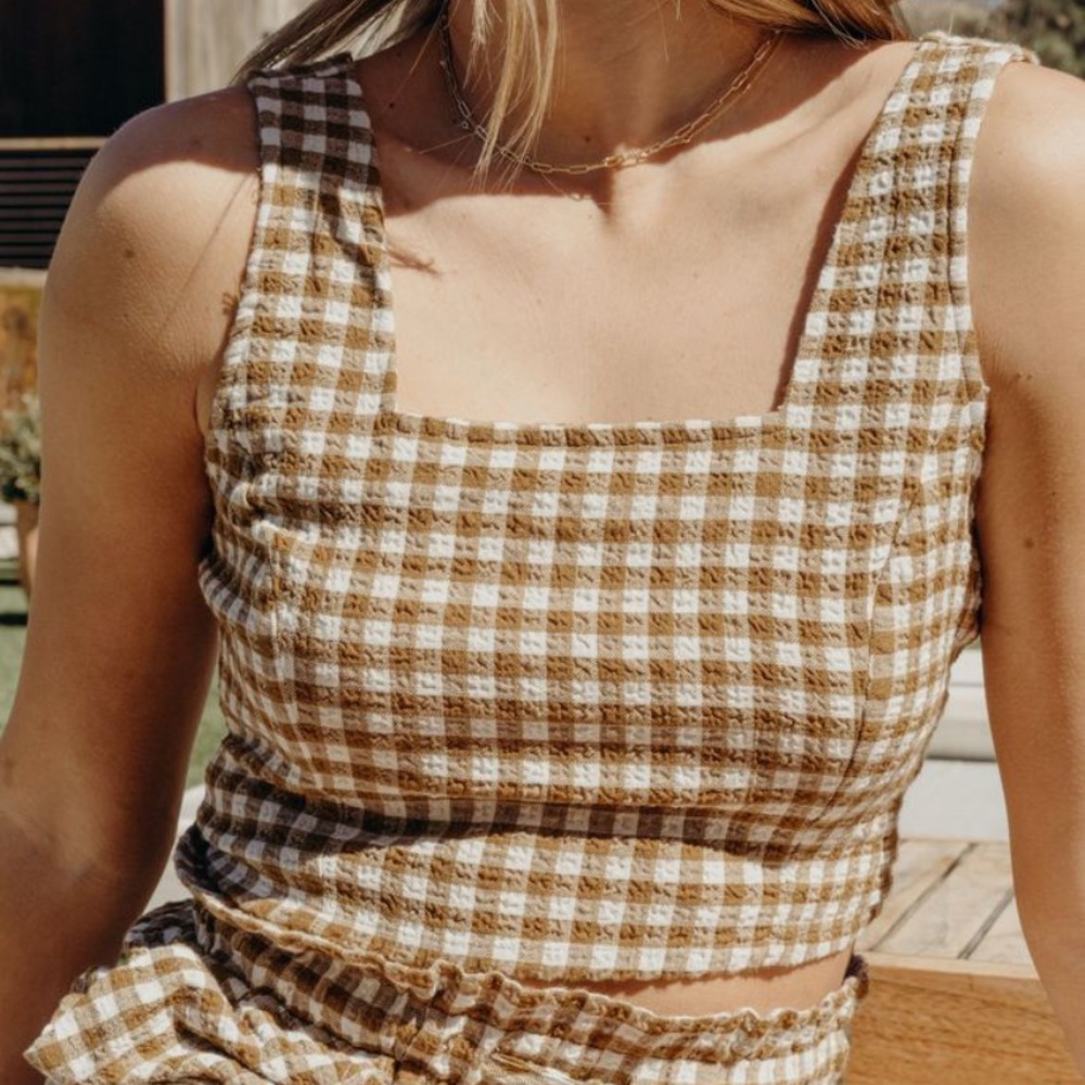 CJLA Dani Top - Gingham